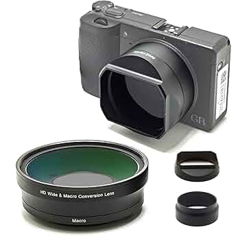 RICOH - 【中古】(リコー) RICOH HOOD&amp;ADAPTER GH-1+0.75×WIDE CONVERSION GW-1 中古】(リコー) RICOH HOOD&ADAPTER GH-1+0.75×WIDE CONVERSION